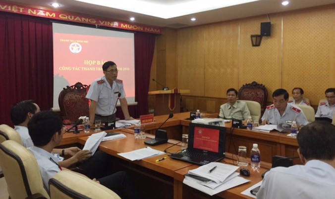Ông Ngô Văn Khánh - Phó tổng TTCP trả lời các câu hỏi của PV về công tác cán bộ.
