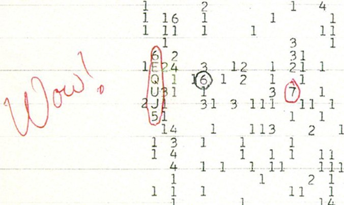 Tín hiệu "Wow!" là của người ngoài hành tinh hay sao chổi vẫn đang chờ giải mã. Ảnh: NAAPO.