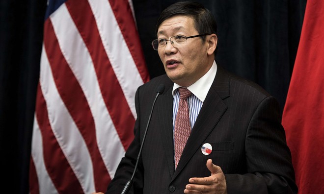 Bộ trưởng tài chính Trung Quốc Lâu Kế Vĩ. Ảnh: AFP.