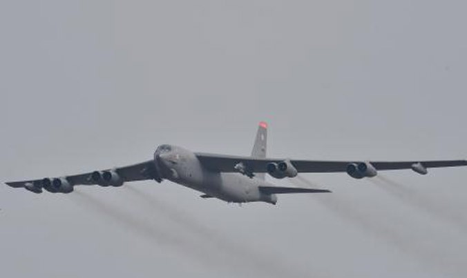 Máy bay ném bom B-52. Ảnh: AFP/TTXVN.