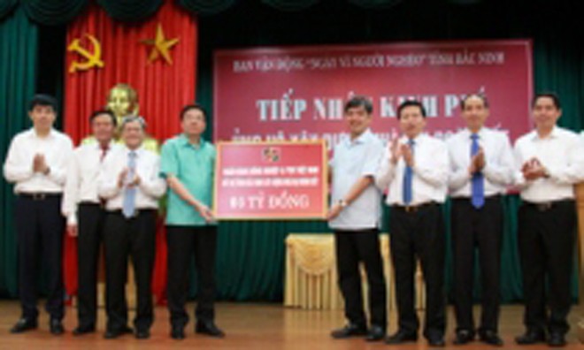 Agribank trao 5 tỷ đồng xây nhà cho người nghèo tỉnh Bắc Ninh