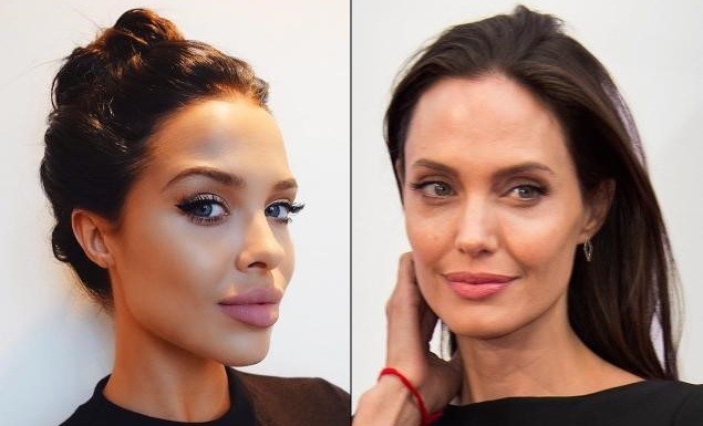 Mẫu 9X Mara Teigen bỗng trở nên nổi tiếng nhờ có khuôn mặt giống Angelina Jolie.