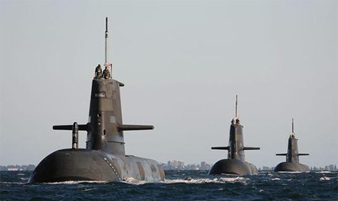 Tàu ngầm lớp Collins của Ô-xtrây-li-a sẽ sớm được thay thế. Ảnh: lemonde.fr.