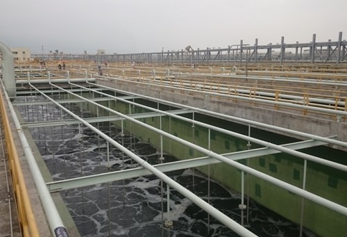Hệ thống xử lý nước thải của Formosa. Ảnh: Tuấn Nguyễn/Xuân Ân.