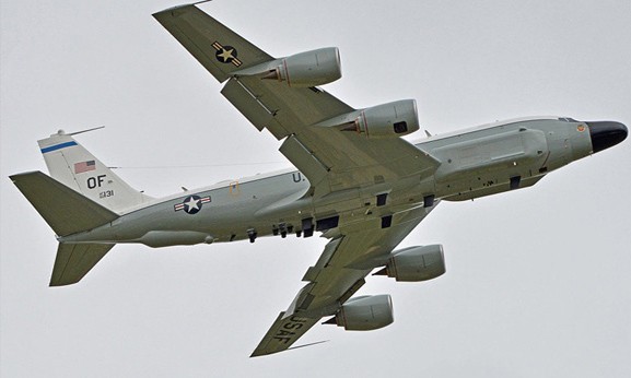 Một máy bay trinh sát RC-135 của Mỹ. Ảnh: Sputnik.