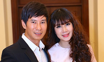 Ca sĩ Lý Hải và vợ Minh Hà.