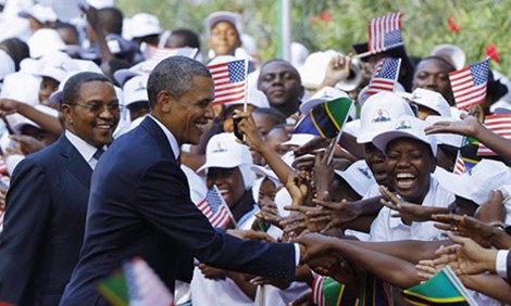 Ông Obama thăm châu Phi năm 2013.
