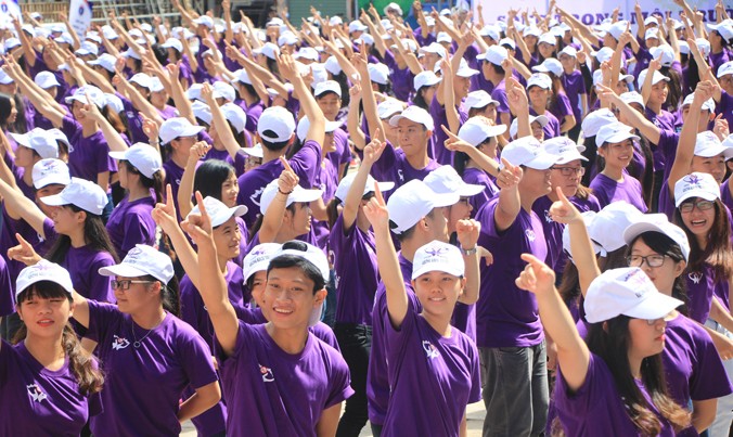 Hàng nghìn bạn trẻ Sài Gòn kêu gọi từ bỏ thuốc lá