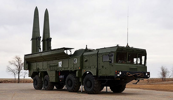 Tên lửa Iskander của Nga. Ảnh: Defence24.