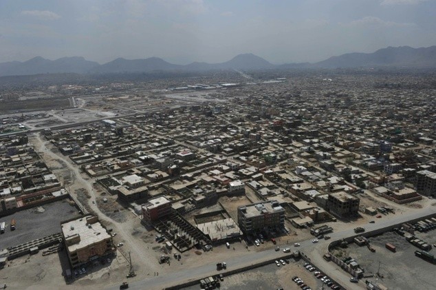 Thủ đô Kabul nhìn từ trên cao. Ảnh: AFP.