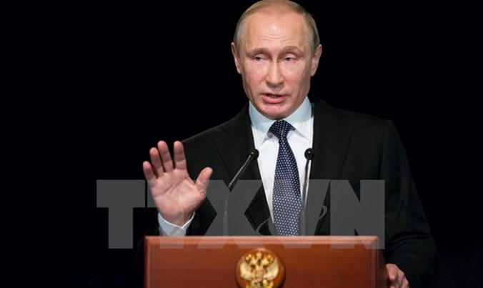 Tổng thống Nga Vladimir Putin. Nguồn: EPA/TTXVN.