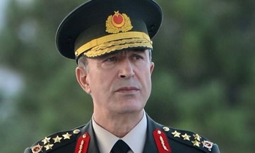 Tổng tham mưu trưởng quân đội Thổ Nhĩ Kỳ, ông Hulusi Akar. Ảnh: Dailysabah.com.