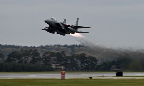 Chiến đấu cơ F-15C của Mỹ tại căn cứ Incirlik. Ảnh: Military.
