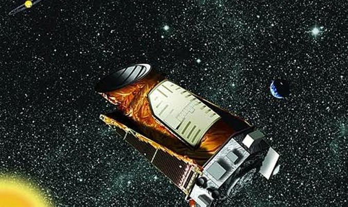 Minh họa kính thiên văn Kepler. Ảnh: NASA.