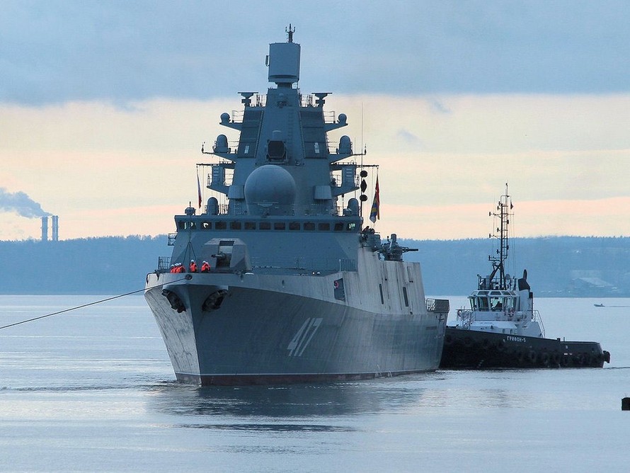 Hải quân Nga chưa thể đưa vào vận hành khinh hạm hiện đại nhất vì lỗi hệ thống phòng không. Ảnh: Flickr/Hải quân Nga.