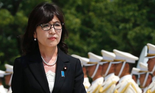 Tân bộ trưởng quốc phòng Nhật Bản thể hiện quan điểm cứng rắn ngay từ khi nhậm chức. Ảnh: AP.