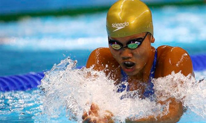 Ánh Viên không thể hoàn thành mục tiêu giành quyền vào chung kết tại Olympic 2016. Ảnh: Reuters.