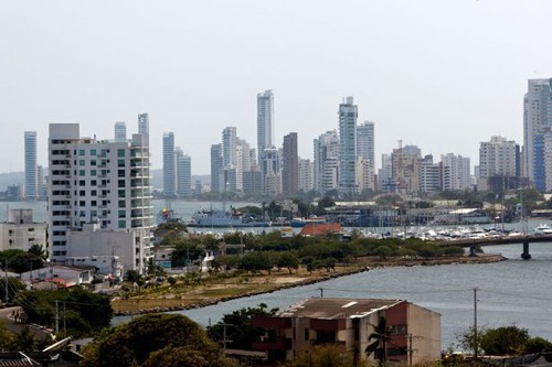 Thành phố cảng Cartagena de Indias, bờ biển phía bắc Colombia. Ảnh: Alamy.