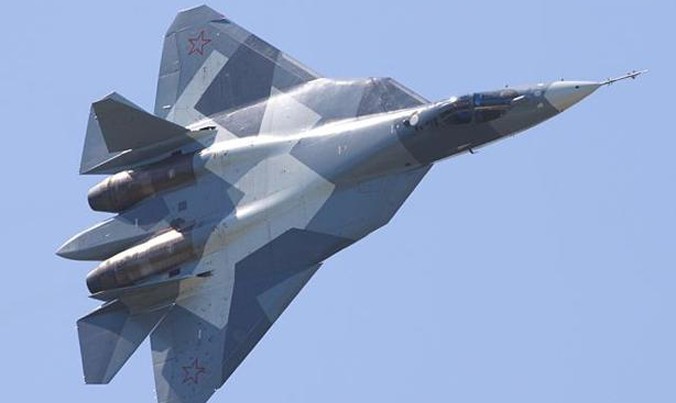 Chiến đấu cơ thế hệ thứ 5 của không quân Nga. Ảnh: Sukhoi.