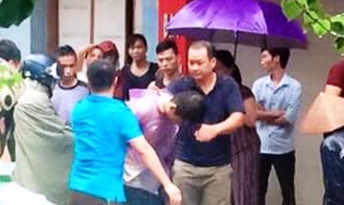 Nguyễn Tường Tri bị bắt sau khi đâm gục nữ sinh Nhung. Ảnh: CTV.