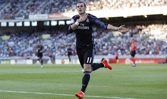 Bale đủ sức "gánh" Real trong khi Ronaldo nghỉ thi đấu. Ảnh: Reuters