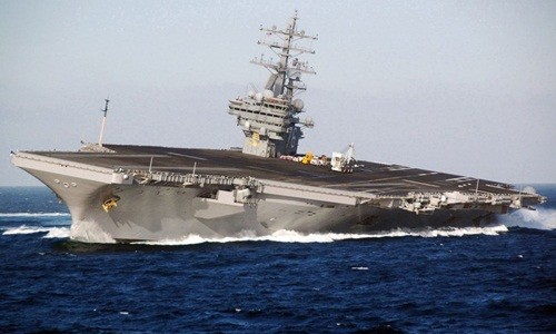 Tàu sân bay USS Ronald Reagan của Mỹ. Ảnh: US Navy.