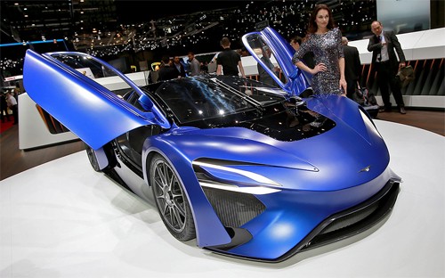 Techrules GT96 phiên bản concept ở triển lãm Geneva 2016. Ảnh: Driving.