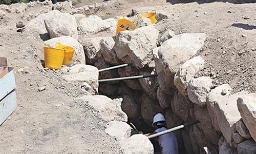 Đường hầm bí mật 2300 năm tuổi của người Hittites được tìm thấy ở Thổ Nhĩ Kỳ. Ảnh: Anadolu Agency.