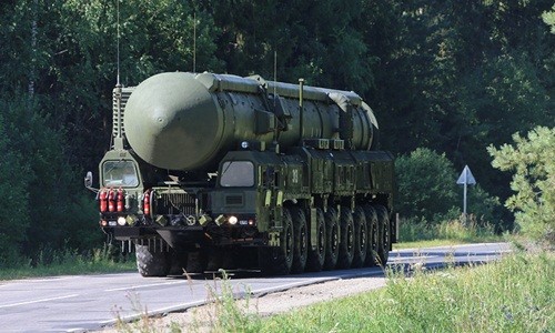 Một hệ thống tên lửa đạn đạo Yars của Nga. Ảnh: TASS.