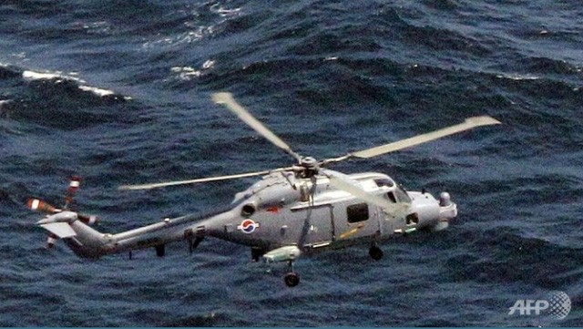 Một trực thăng Lynx của Hải quân Hàn Quốc. Ảnh: AFP.