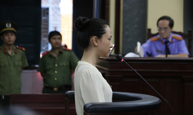 Hoa hậu Phương Nga tạo sóng dư luận với lời khai “Hợp đồng tình dục 16,5 tỷ đồng”. Ảnh: Tân Châu.