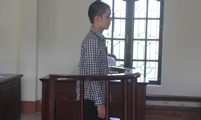 Bị cáo Thao tại phiên tòa.