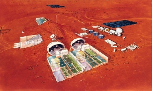 Con người có thể định cư vĩnh viễn trên sao Hỏa vào năm 2027. Ảnh: NASA.