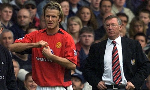 Ferguson không thích các cầu thủ của ông hành xử kiểu ngôi sao và Beckham làm ông tức giận vì điều đó.