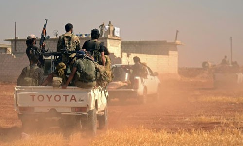 IS bị mất ngôi làng mang ý nghĩa biểu tượng ở Syria. Ảnh: AFP.