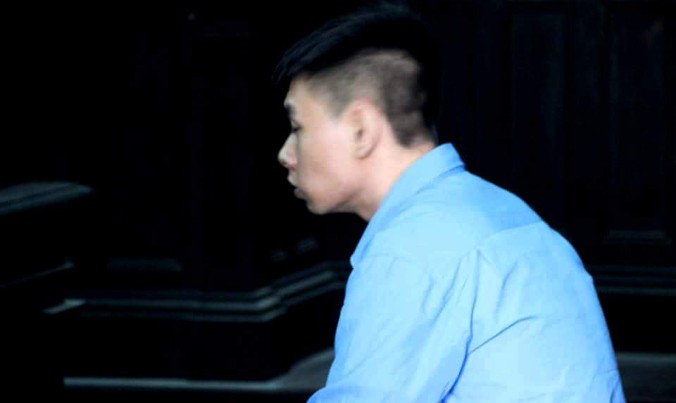 Nguyễn Tuấn Linh tại phiên tòa phúc thẩm. Ảnh: Tân Châu.