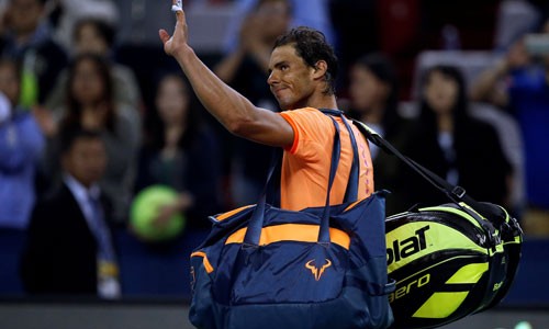 Nadal sẽ không tham dự ATP World Tour Finals. Ảnh: Reuters.