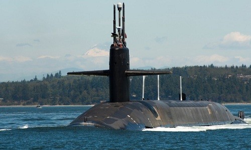 Tàu ngầm chiến lược lớp Ohio USS Pennsylvania của hải quân Mỹ. Ảnh: CNN.