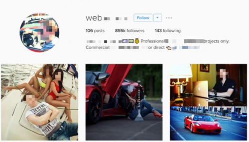 Việc tìm mua các lượt "thích", "theo dõi" giả trên Instagram rất đơn giản.