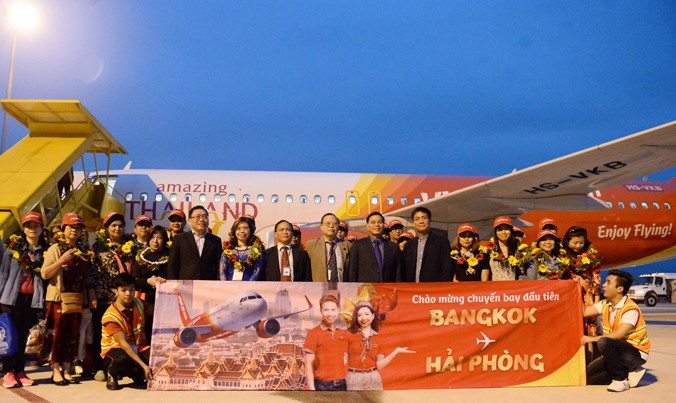 Vietjet khai trương đường bay Hải Phòng – Bangkok