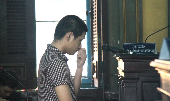 Tô Văn Quý tại phiên tòa phúc thẩm ngày 14/11. Ảnh: Tân Châu.