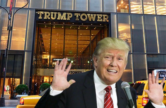 Tổng thống đắc cử Mỹ Donald Trump có thể dành ngày trong tuần ở Nhà Trắng và ngày cuối tuần trở về dinh thự riêng ở Tháp Trump. Ảnh: Getty.