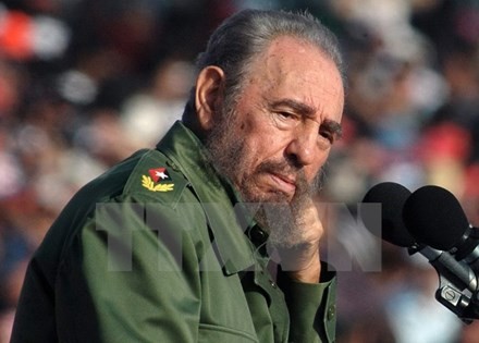 Lãnh tụ Cuba Fidel Castro tại một sự kiện ở La Habana (Cuba) ngày 1/5/2006. Nguồn: EPA/ TTXVN.
