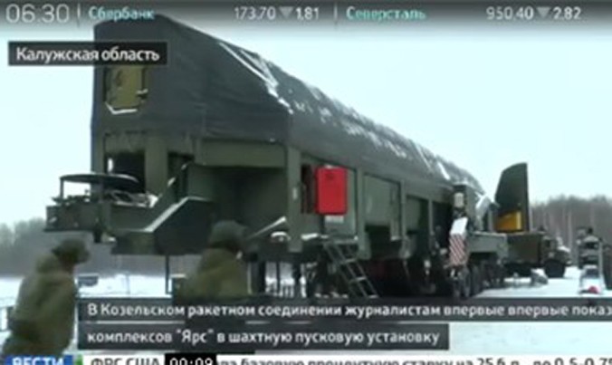 ICBM Yars phiên bản giếng phóng tại Sư đoàn tên lửa Kozelsk.