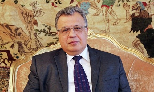 Đại sứ Nga tại Thổ Nhĩ Kỳ Andrey Karlov . Ảnh: Sputnik.