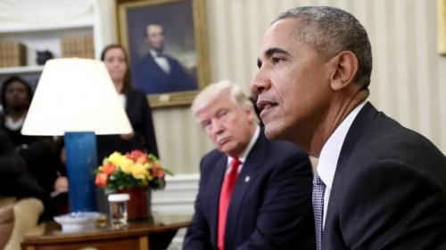 Tổng thống Obama điện đàm với ông Trump bàn về việc chuyển giao quyền lực êm thấm.