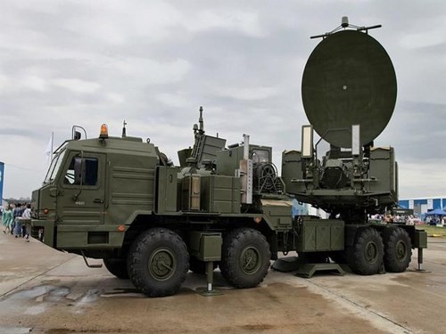 Hệ thống tác chiến điện tử hiện đại Krasukha-4 của Nga. Ảnh: RIA.