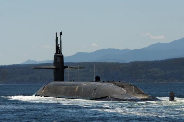 Tàu ngầm USS Pennsylvania Ohio của Mỹ. Ảnh: US Navy.