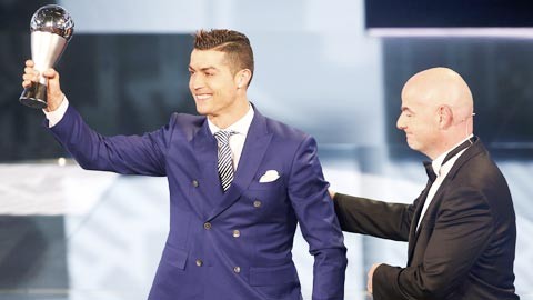 Ronaldo giành giải Cầu thủ xuất sắc nhất FIFA 2016