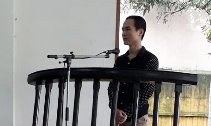 Nguyễn Chí Công tại tòa.